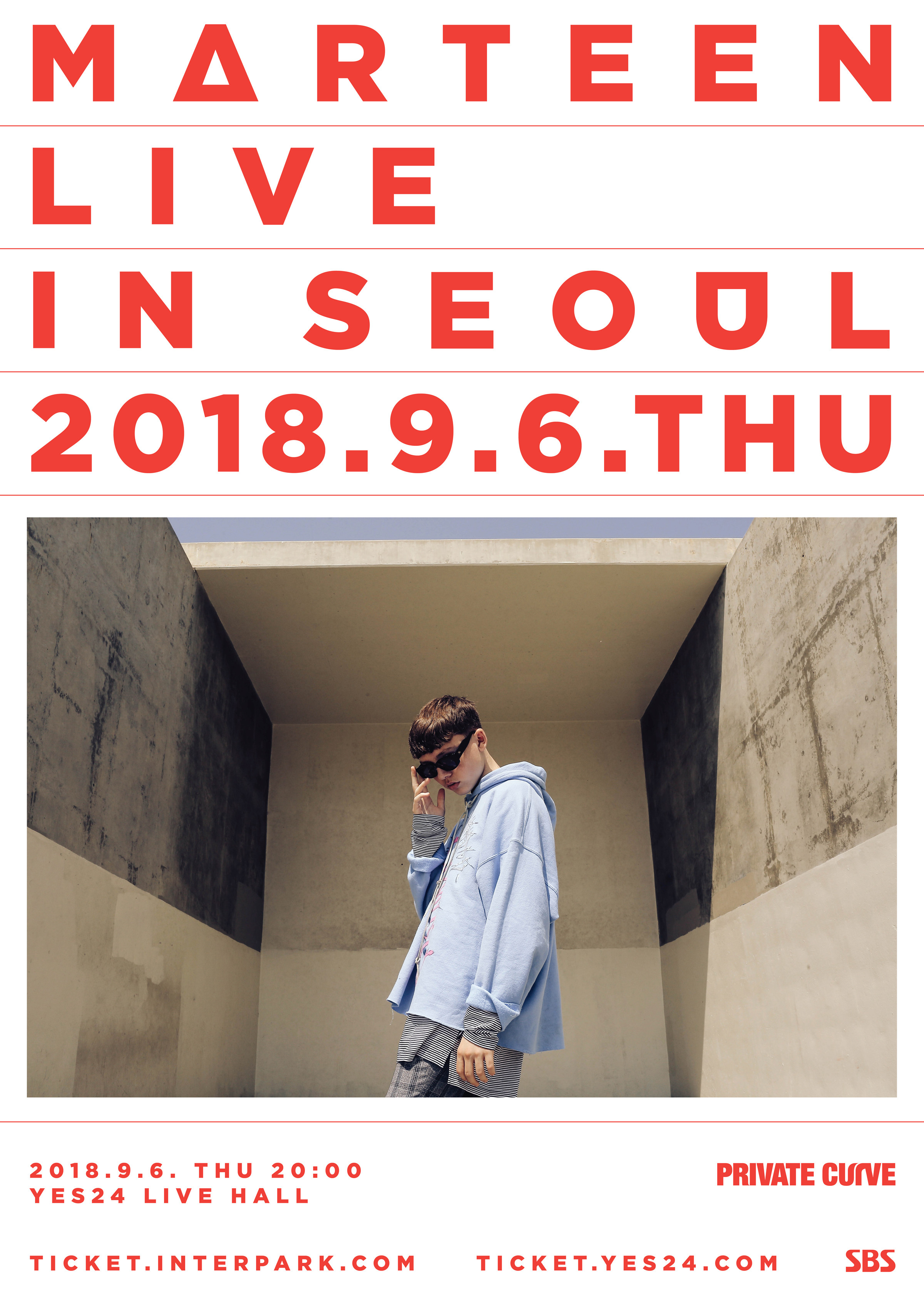 [공연안내] Marteen Live in Seoul (마틴 단독 내한 공연)