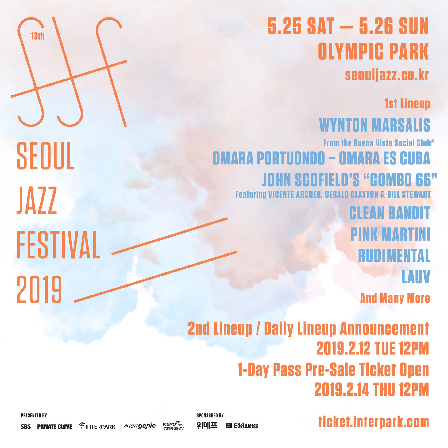 [SJF2019] 제13회 서울재즈페스티벌 2019 2차 라인업 ...