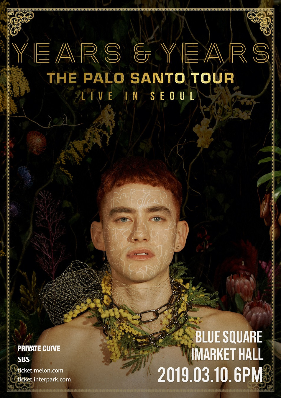 [공연안내] YEARS & YEARS LIVE IN SEOUL 2019